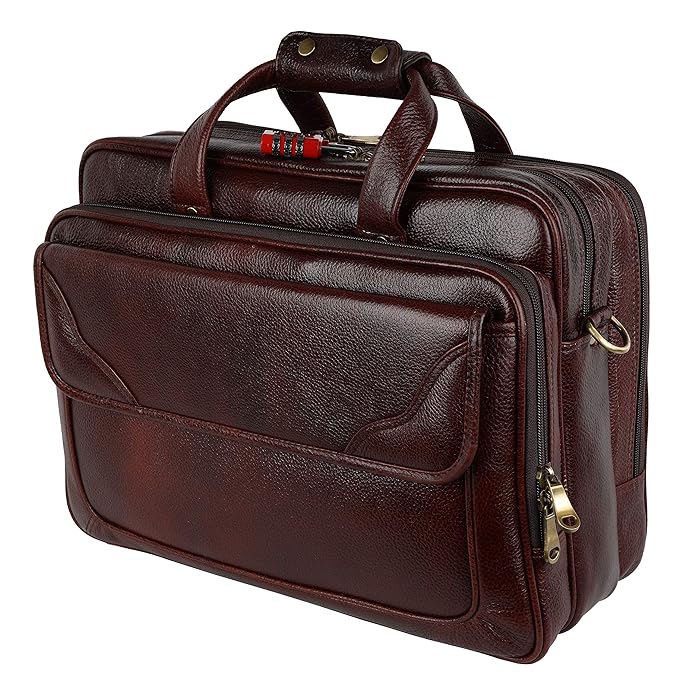 Premium Leather Office & Messenger Bag LB013