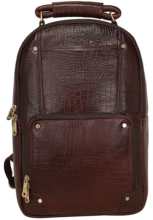 Genuine Leather Backpack for Business and Travel BP03