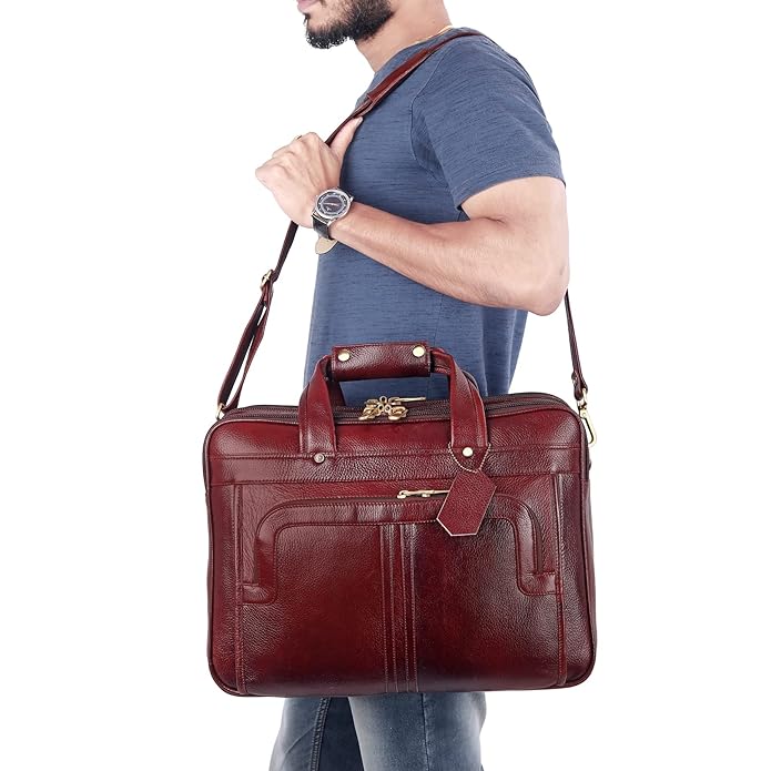 Premium Leather Office & Messenger Bag LB002 - Travel Hide