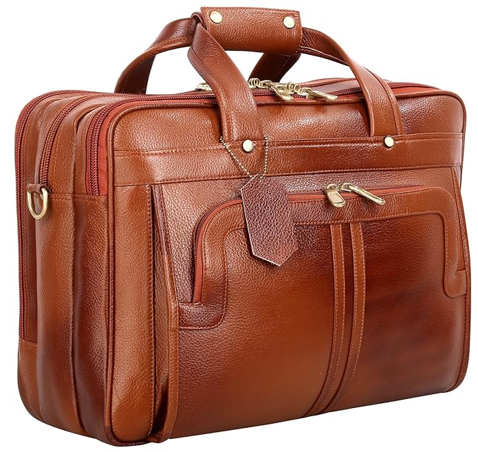 Premium Leather Office & Messenger Bag LB003 - Travel Hide