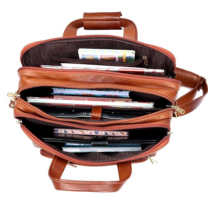 Premium Leather Office & Messenger Bag LB003 - Travel Hide