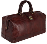 Full Grain Genuine Leather Classic Duffle Bag DB02