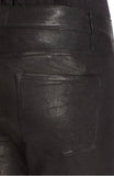 Sleek Women's Black Leather Pants WP01