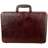 17 Inch Expandable Genuine Leather Briefcase for Office