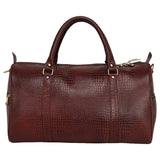 Full Grain Genuine Leather Classic Duffle Bag DB01