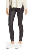 Chic Women's Black Leather Skinny Pants WP02