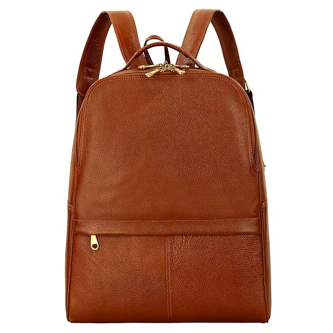 Genuine Leather Backpack for Business and Travel BP04