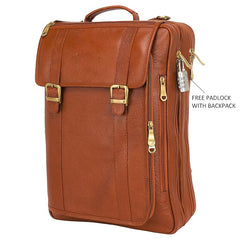 Genuine Leather Backpack for Business and Travel BP05