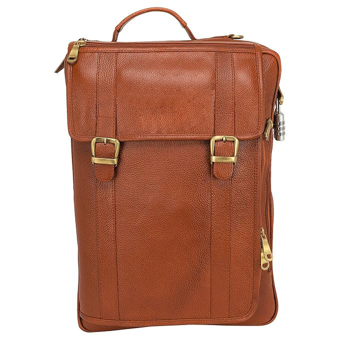 Genuine Leather Backpack for Business and Travel BP05