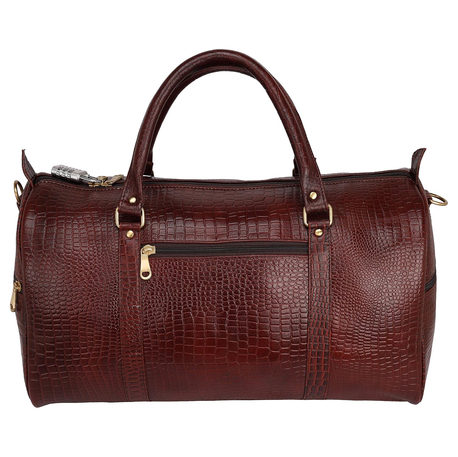 Full Grain Genuine Leather Classic Duffle Bag DB01