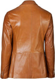 Men's TWO BUTTON Leather Blazer TB007 - Travel Hide