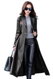 Women's Leather Trench Coat TC01 - Travel Hide