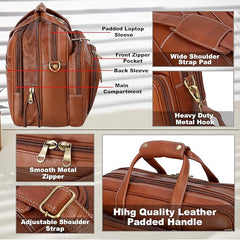 Premium Leather Office & Messenger Bag LB012