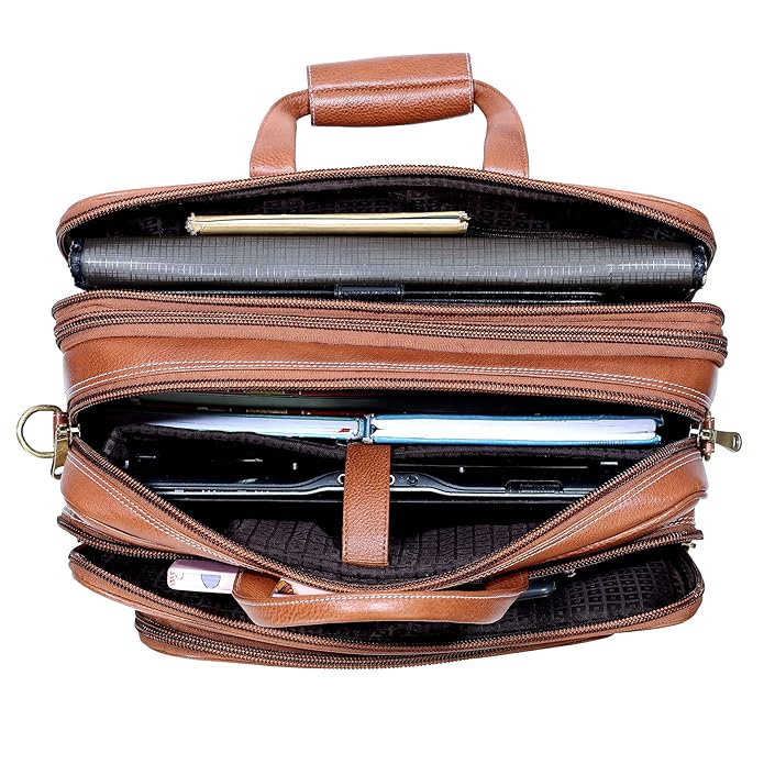 Premium Leather Office & Messenger Bag LB012