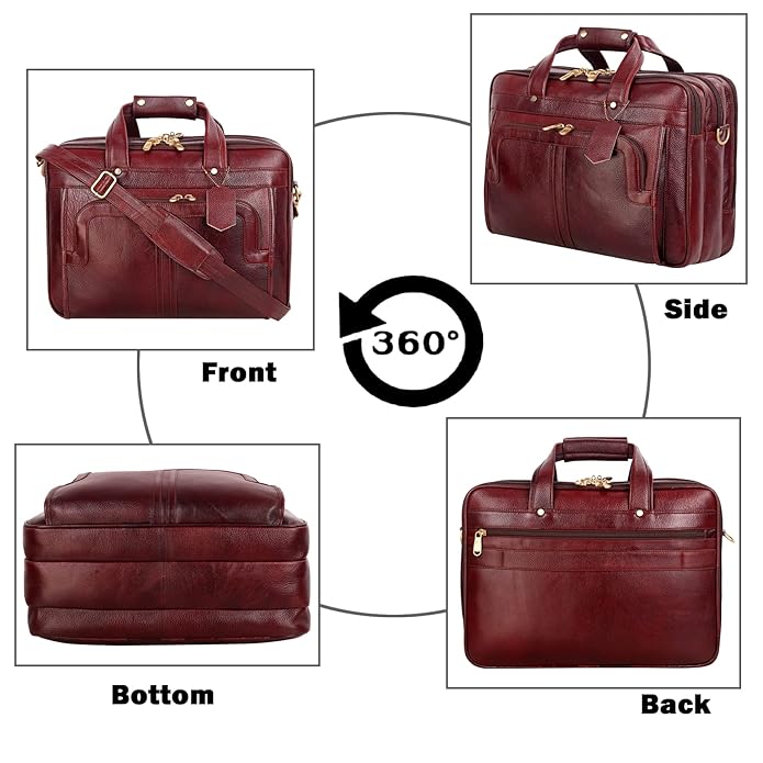 Premium Leather Office & Messenger Bag LB002 - Travel Hide