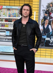 Aaron Taylor-Johnson Inspired Classic Leather Jacket