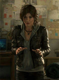 Alicia Vikander Lara Croft Inspired Leather Jacket