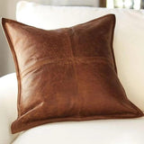 Leather Pillow Cushion Cover PC01 - Travel Hide