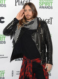 Jared Leto Quilted Leather Motorcycle Jacket