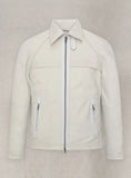 Jason Statham Fast X Off-White Leather Jacket