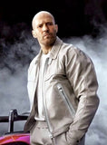 Jason Statham Fast X Off-White Leather Jacket