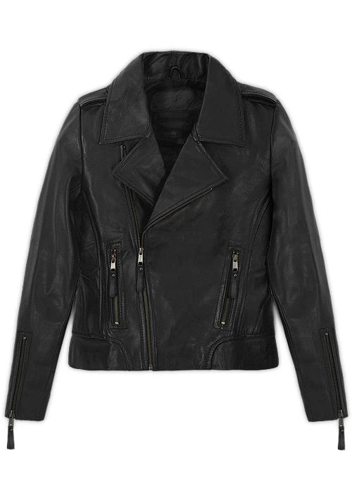 Jennifer Aniston Inspired Motorcycle Leather Jacket