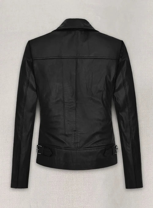 Jennifer Lawrence Inspired Double Breasted Leather Jacket