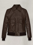 Kendall Jenner L.A. Style Brown Leather Jacket