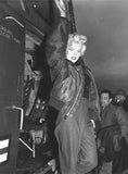 Marilyn Monroe Korea Tour Black Leather Jacket