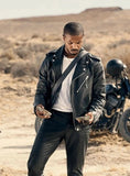 Michael B. Jordan Iconic Motorcycle Leather Jacket
