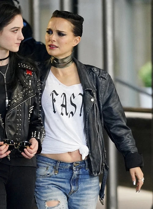 Natalie Portman Vox Lux Leather Jacket