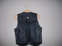 Women's Sleek Slim Fit Genuine Leather Vest WV04