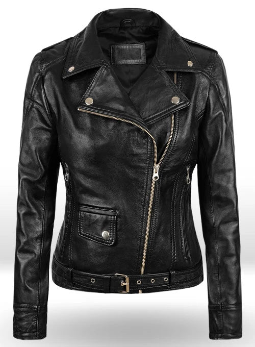 Emilia Clarke Terminator Genisys Genuine Leather Jacket