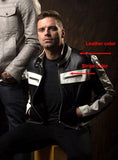 Sebastian Stan Inspired Leather Jacket