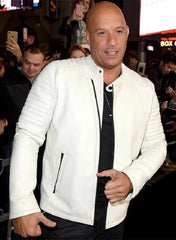 Vin Diesel XXX Return of Xander Cage White Leather Jacket