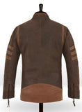 Hugh Jackman X-Men Origins Brown Leather Biker Jacket